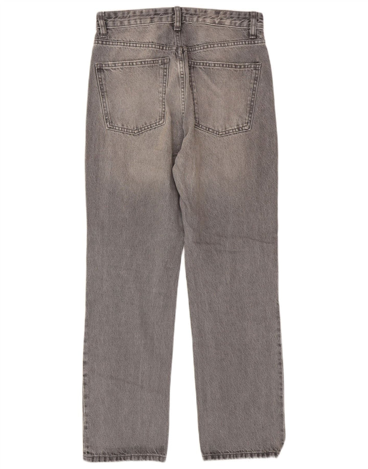 Zara Womens Straight Jeans EU 40 Medium W30 L29 Grey