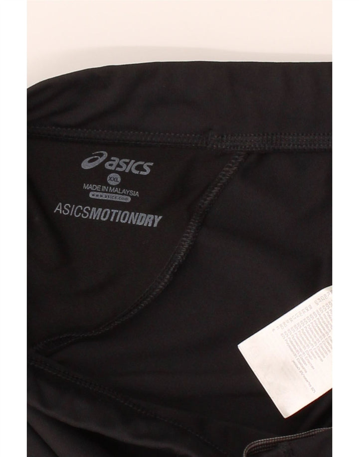 ASICS Womens Bermuda Sport Shorts UK 20 2XL  Black Polyester Vintage Asics and Second-Hand Asics from Messina Hembry 
