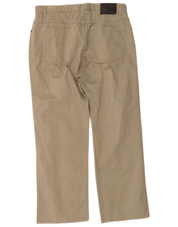 Marks & Spencer Pantalon décontracté droit W34 L29 Kaki