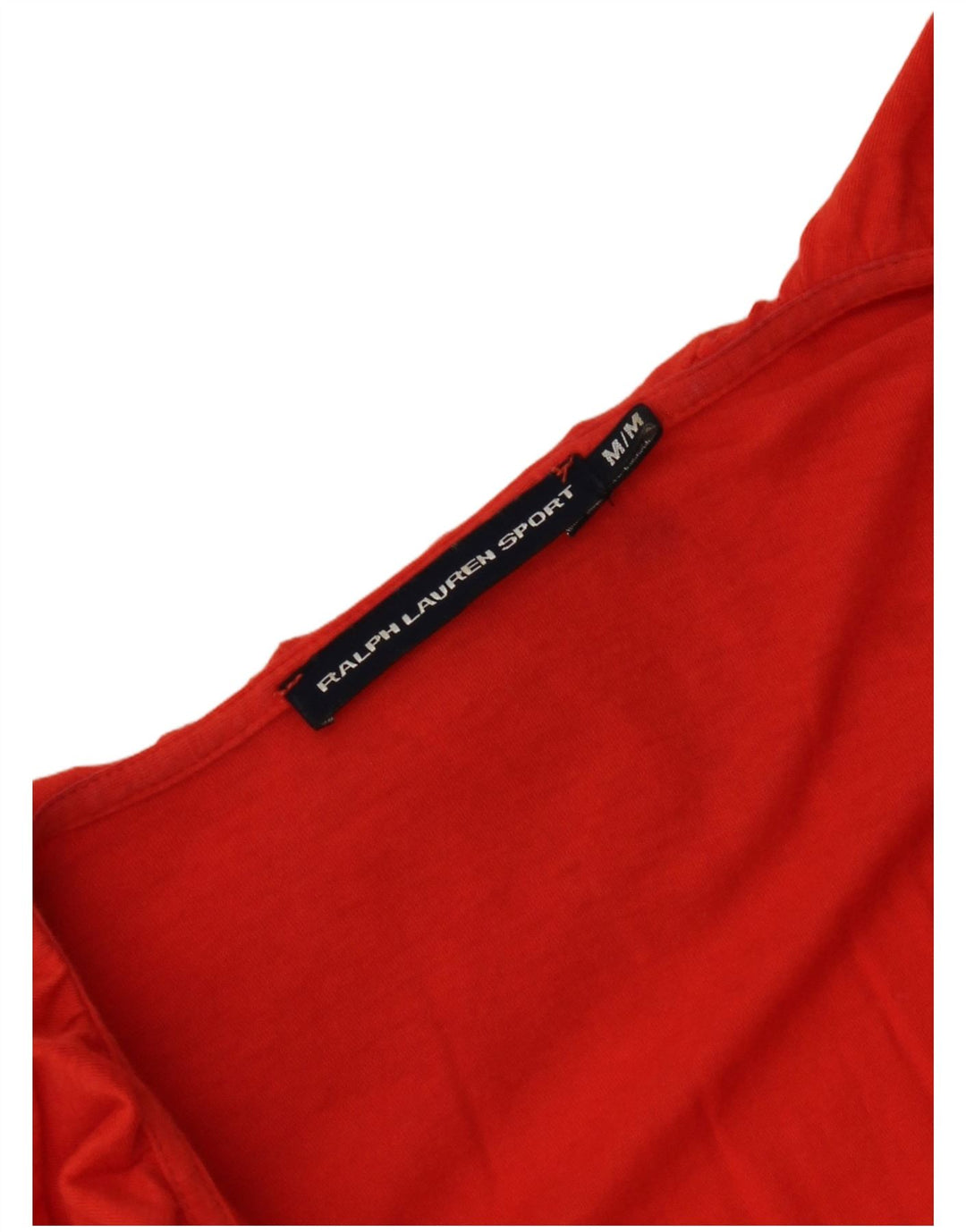 Ralph Lauren Womens Ruffle Front Blouse Top UK 12 Medium Red