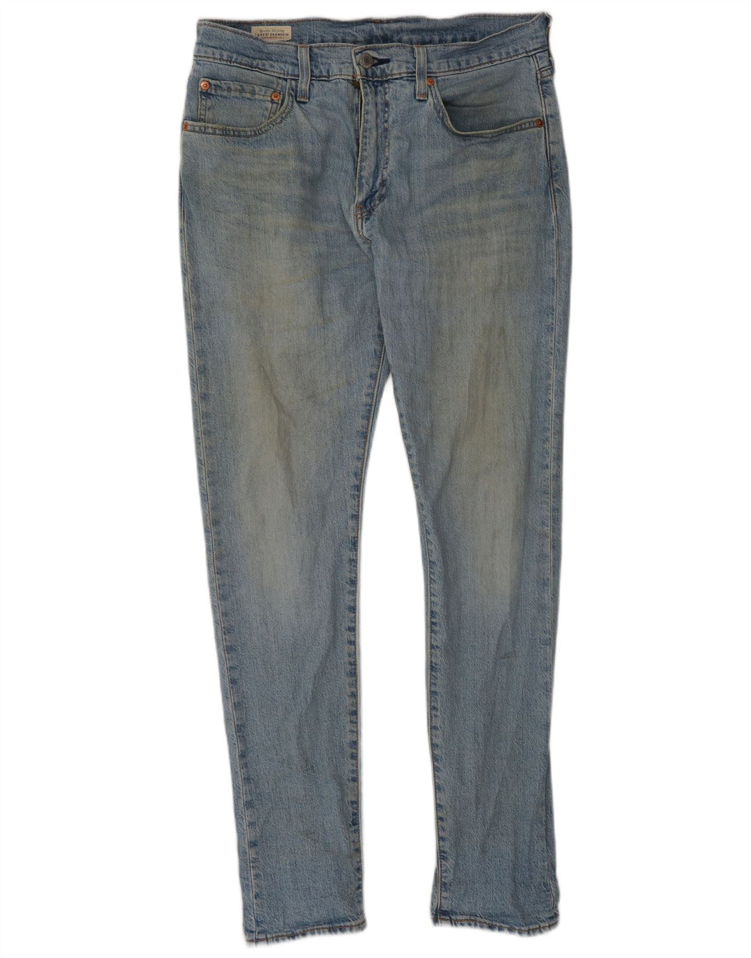 Levi's Mens 512 Slim Jeans W31 L32 Blue Cotton