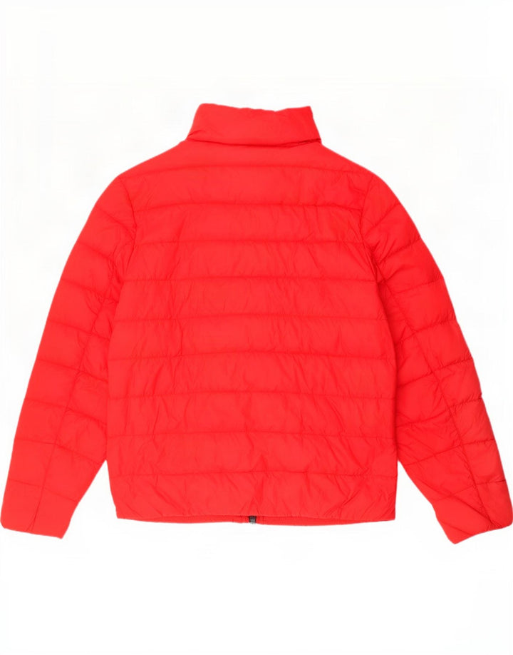 Jaqueta acolchoada feminina Tommy Hilfiger UK 16 grande poliamida vermelha