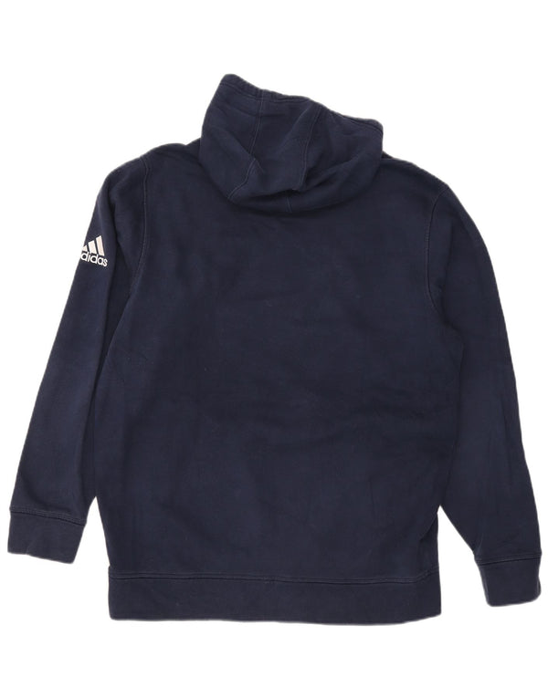 Adidas Herren Boost Volleyball Graphic Hoodie Pullover Große marineblaue Baumwolle
