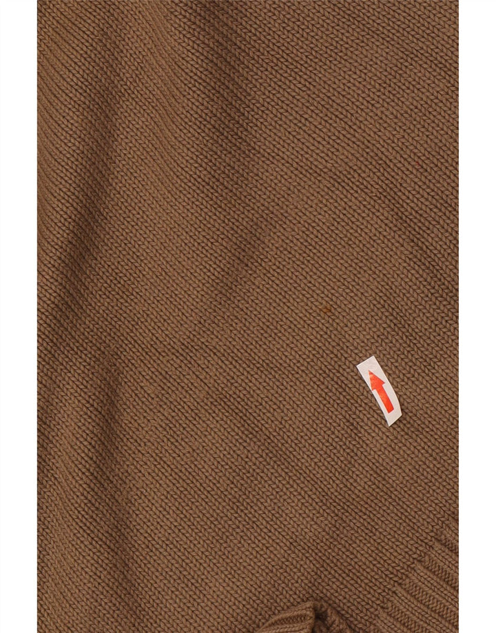 Zara Herre V-hals sweater Medium Brun Bomuld