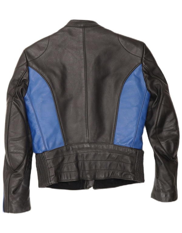 Harro Womens Motorstyle Racer Jacket EU 40 Medium Black Colourblock