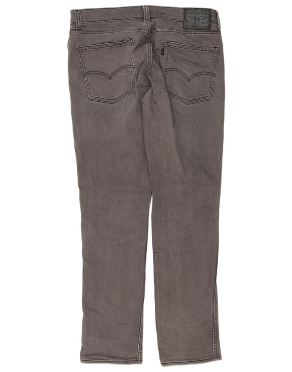 Męskie jeansy Levi's 511 Slim W34 L32 Szara bawełna
