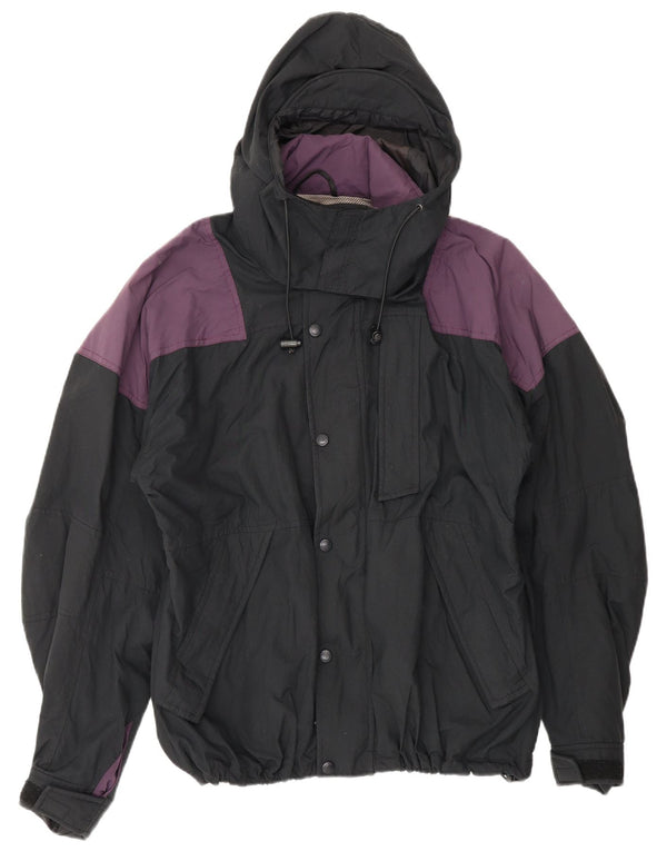 Sierra Designs Mens Windbreaker Jacket UK 38 Medium Black Colourblock