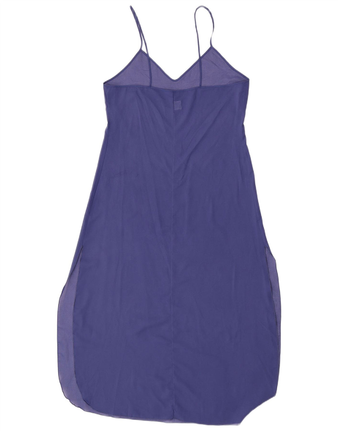 Vintage Womens Beach See Through Slip Dress IT 44 Medium Purple Polyester
