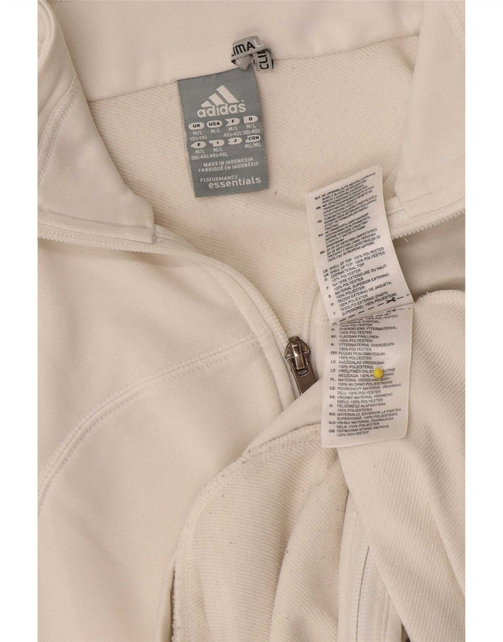 Adidas Dame Climalite Træningsdragt Topjakke UK 12/14 Medium White