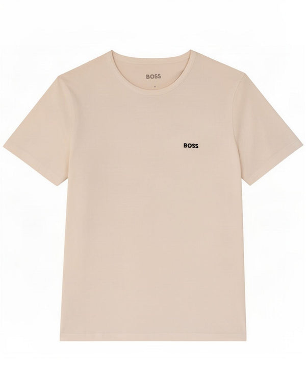 Hugo Boss Herre T-Shirt Top Medium White Cotton