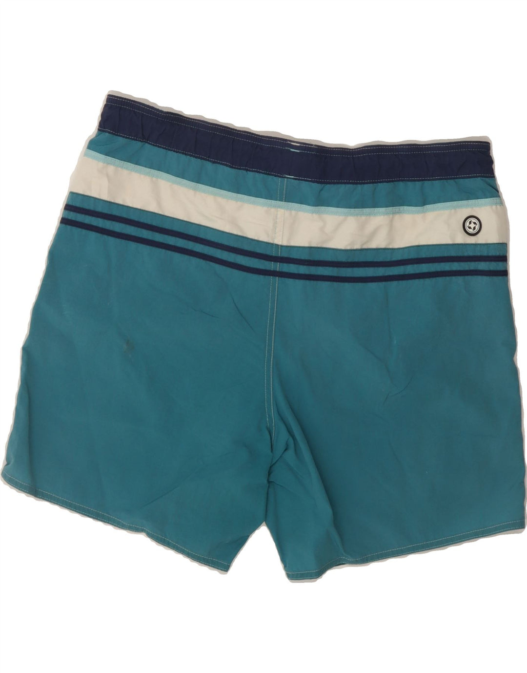 COLMAR Mens Swimming Shorts IT 50 Large Blue Colourblock Vintage Colmar and Second-Hand Colmar from Messina Hembry 