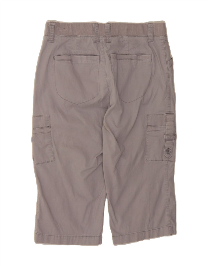 LEE Womens Relaxed Fit Bermuda Cargo Shorts US 6 Medium W28 Grey Cotton Vintage Lee and Second-Hand Lee from Messina Hembry 