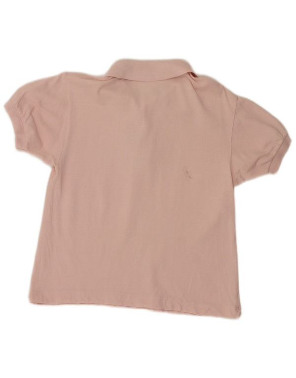Lacoste Womens Polo Shirt Size 42 Large Pink