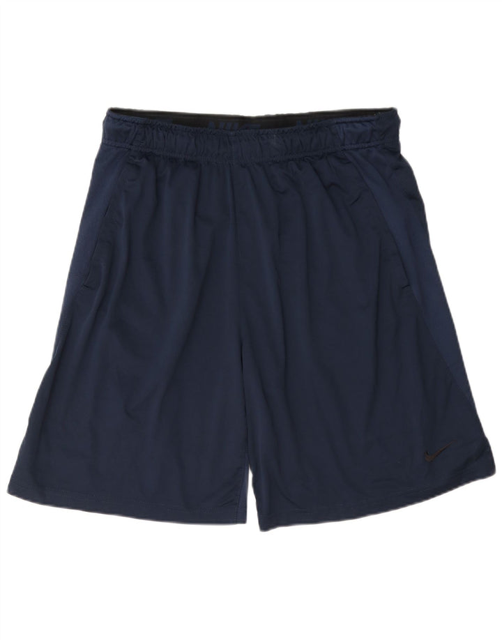 Pantaloni scurți sport Nike Dri Fit pentru bărbați, mari, albastru, poliester