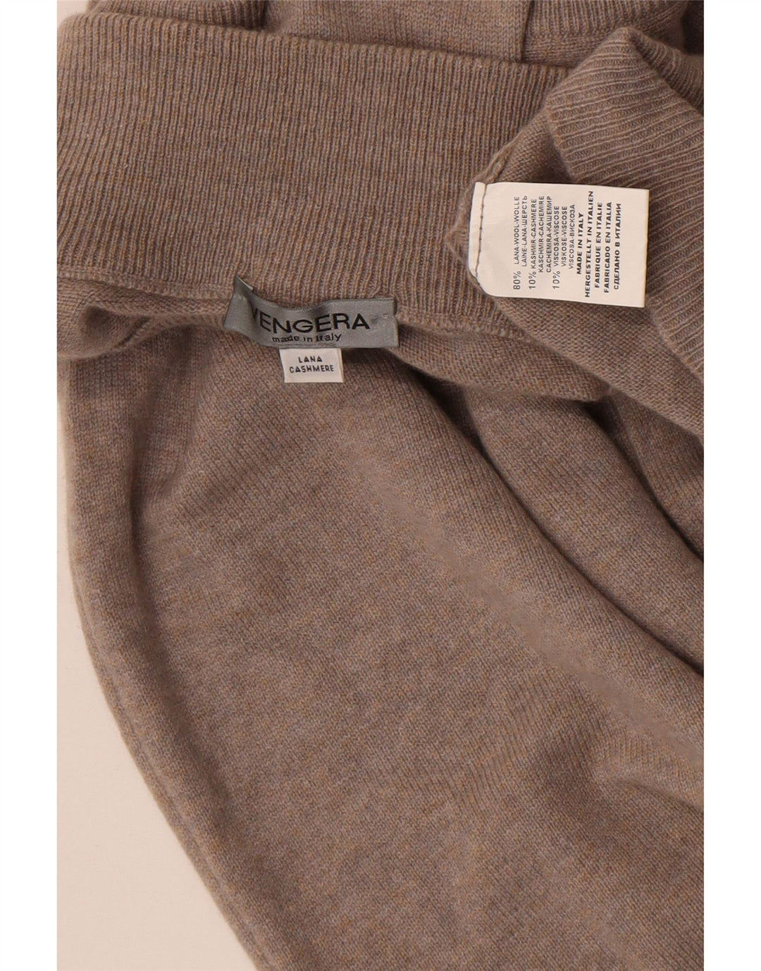 Vintage herre ærmeløs cardigan sweater mellemgrå uld