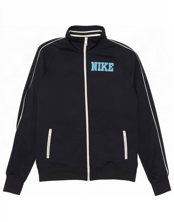 Nike Mens Graphic Tracksuit Top Jacket Large Navy Blue Polyester