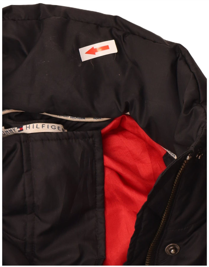 Tommy Hilfiger Dame Polstret Jakke UK 16 Stor Sort Polyester