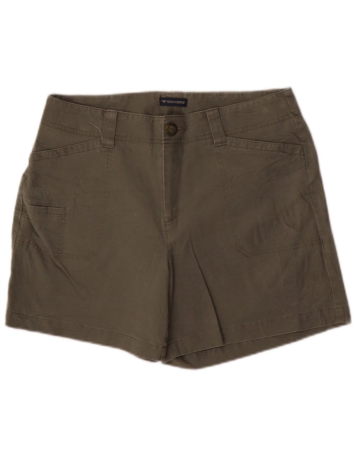 Dockers Short Cargo Femme US 8 Medium W30 Coton Kaki