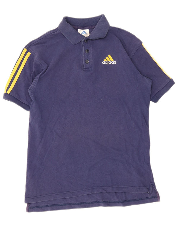 Adidas Boys Polo Shirt 14-15 Years Large Blue