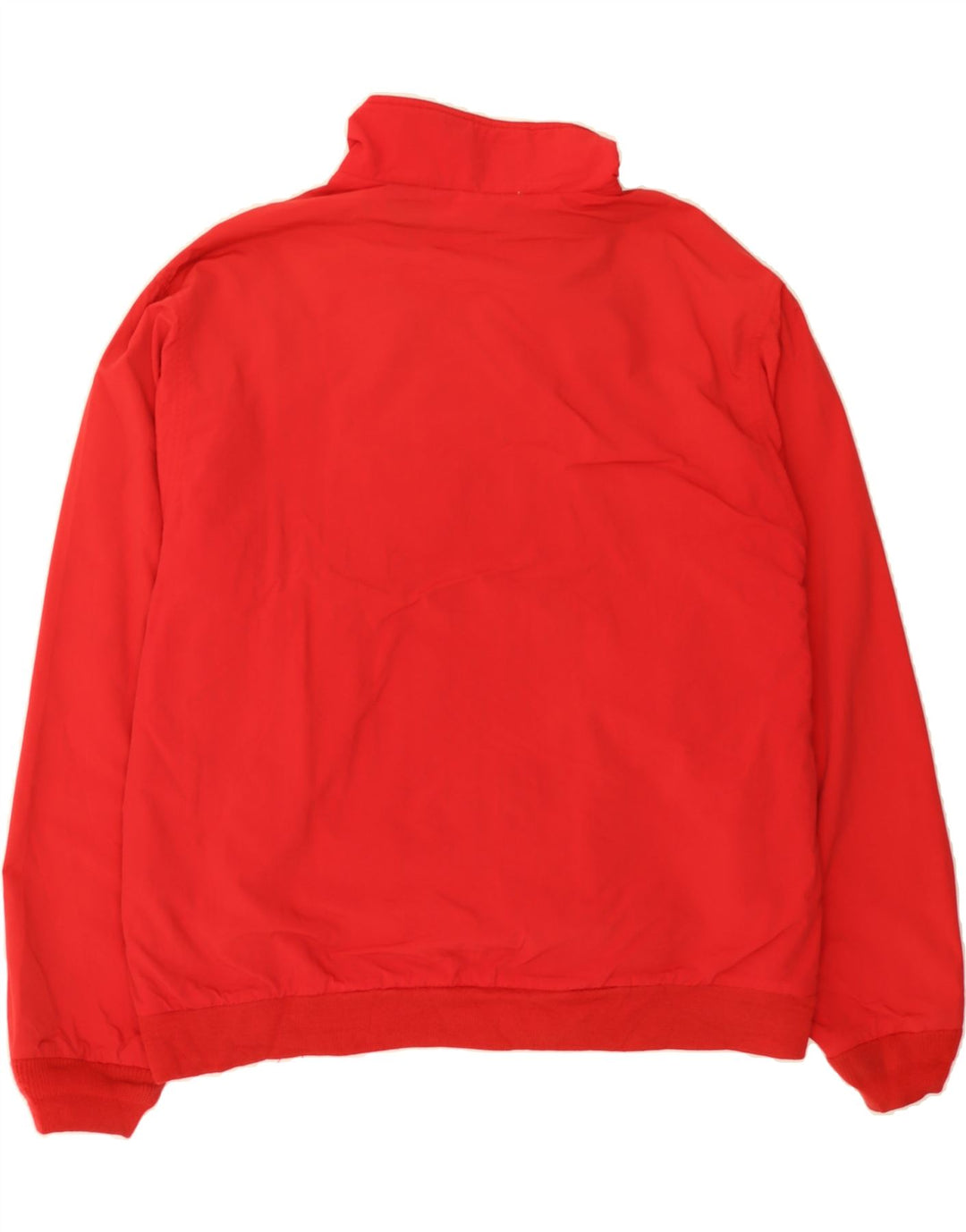EDDIE BAUER Mens Grant Fit Bomber Jacket UK 40 Large Red Nylon Vintage Eddie Bauer and Second-Hand Eddie Bauer from Messina Hembry 