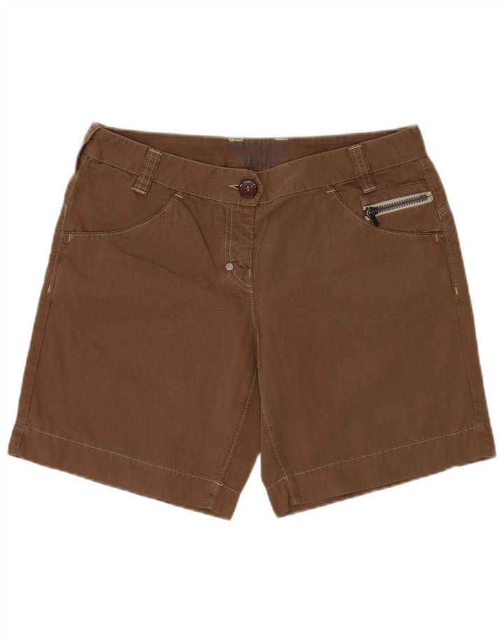 Murphy & Nye Womens Casual Shorts W30 Medium Brown Cotton