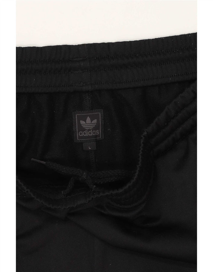 Adidas Mens Tracksuit Trousers Large  Black Polyester