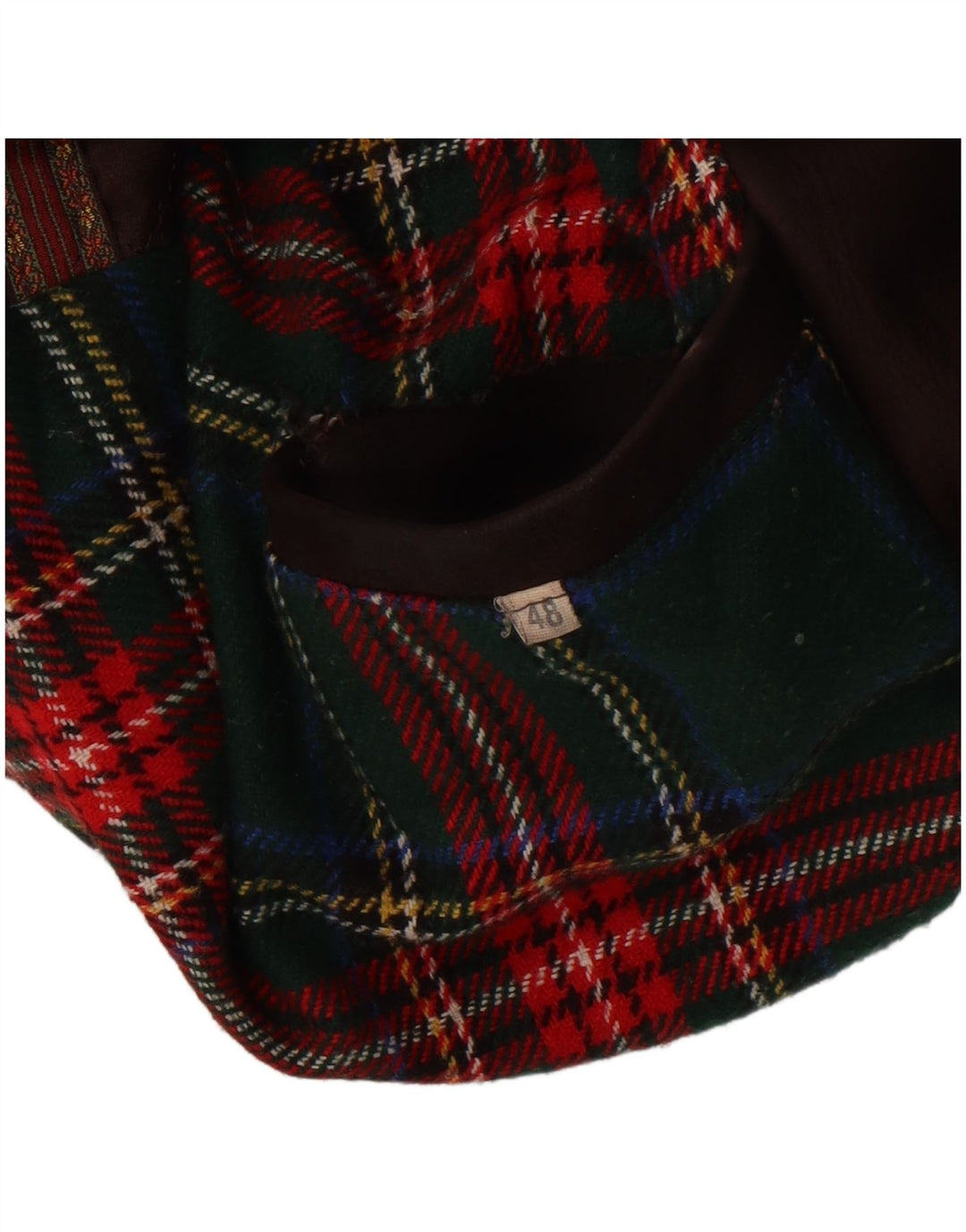 Vintage Mens Leather Jacket IT 48 Medium Brown Leather