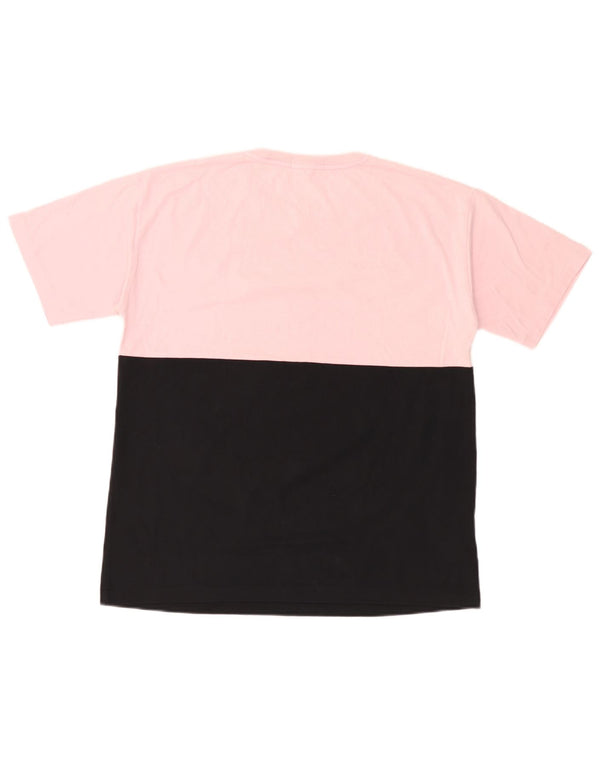 Fred Perry Girls Graphic T-Shirt Top 15-16 Years Multicoloured Colourblock