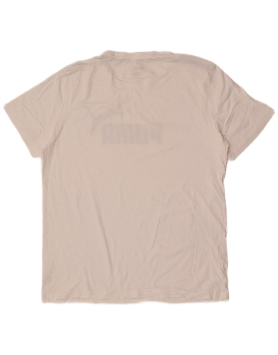Puma Herre Grafisk T-Shirt Top XL Hvid