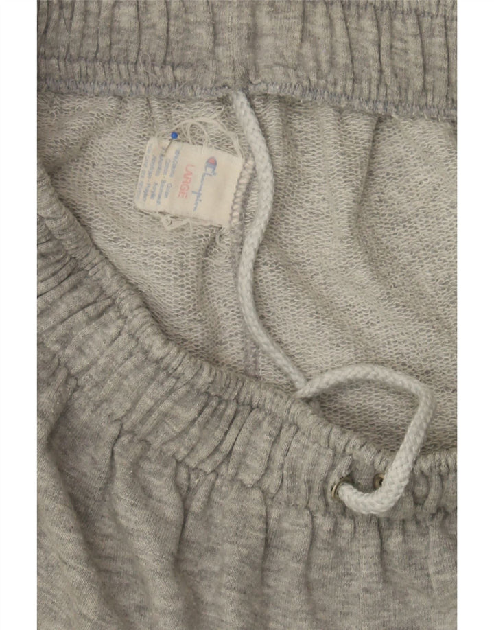CHAMPION Mens Sport Shorts Large  Grey Cotton Vintage Champion and Second-Hand Champion from Messina Hembry 