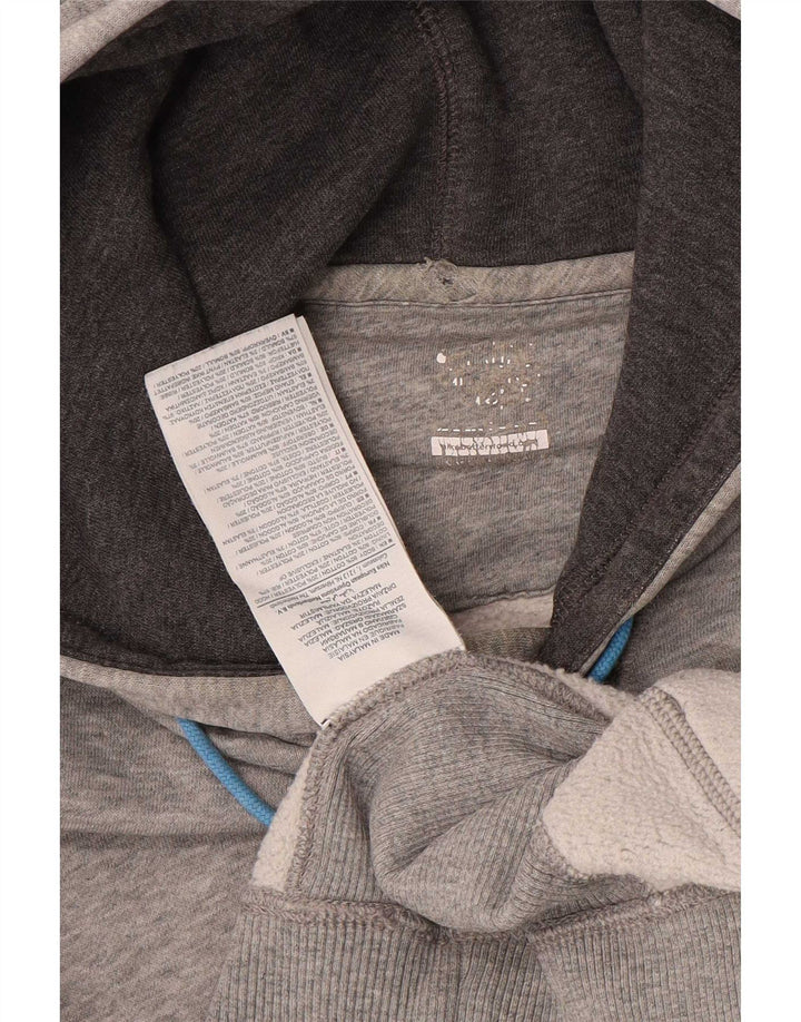 Nike Mens Hoodie Jumper Medium Grey Flecked Cotton