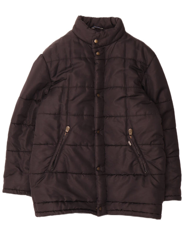 Levi's Mens Padded Jacket UK 38 Medium Black Polyester