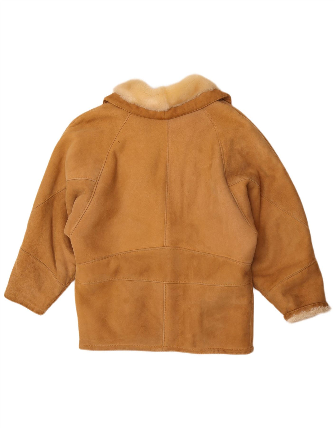 Conbipel Dame Oversized Shearling Jacket IT 42 Medium Brun