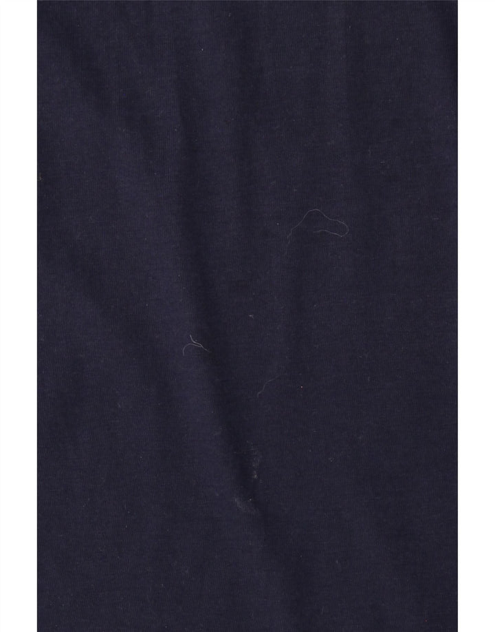 LOTTO Mens T-Shirt Top Large Navy Blue Vintage Lotto and Second-Hand Lotto from Messina Hembry 
