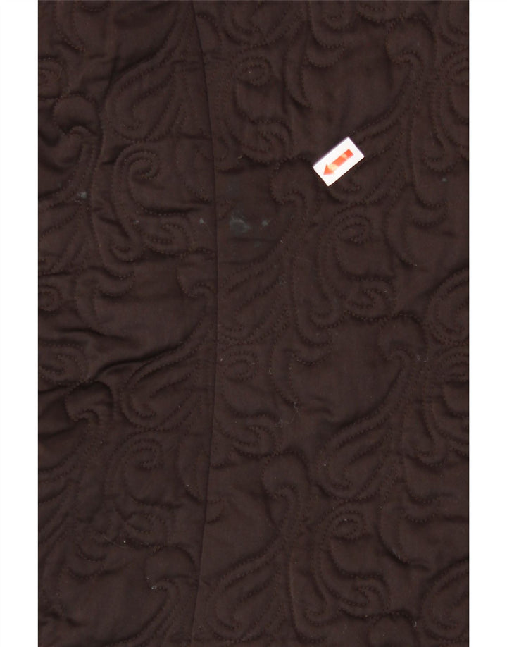 MINUET Womens Gilet UK 14 Medium  Brown Polyester Vintage Minuet and Second-Hand Minuet from Messina Hembry 