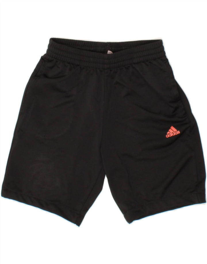 ADIDAS Boys Sport Shorts 11-12 Years  Black Polyester Vintage Adidas and Second-Hand Adidas from Messina Hembry 