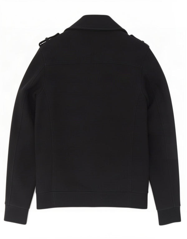 Jaqueta militar masculina Calvin Klein com peito duplo Reino Unido 36 pequena azul marinho