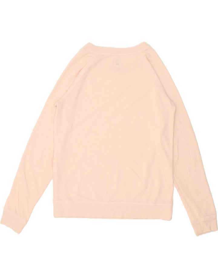 JACK WILLS Womens Sweatshirt Jumper UK 12 Medium  Pink Cotton Vintage Jack Wills and Second-Hand Jack Wills from Messina Hembry 