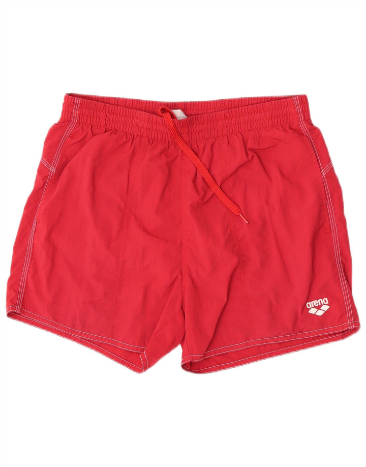 Arena Mens Swimming Shorts Large  Red