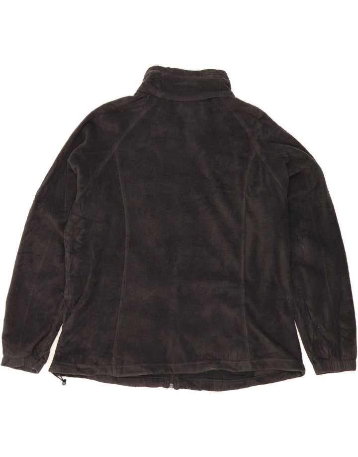 COLUMBIA Womens Fleece Jacket UK 20 2XL Black Polyester Vintage Columbia and Second-Hand Columbia from Messina Hembry 
