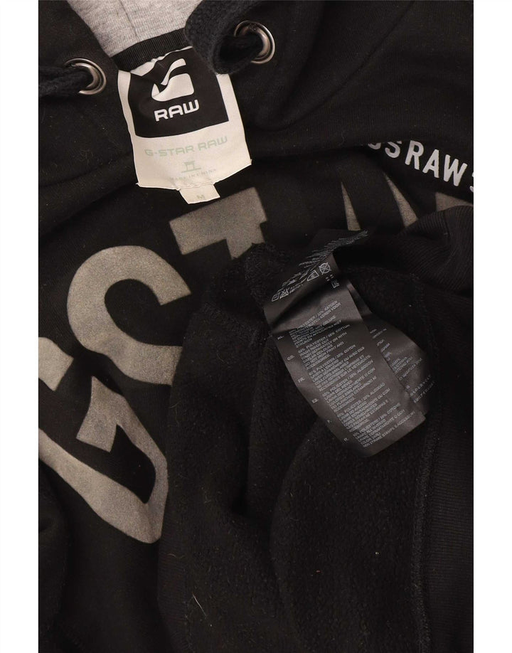 G-Star Grafisk hættetrøje til mænd mellem sort polyester