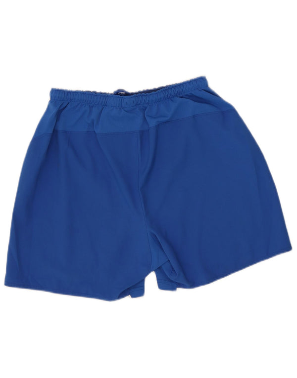Pantaloncini sportivi Nike da uomo in poliestere blu medio