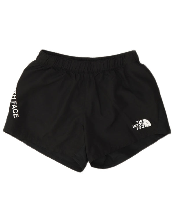 The North Face Damen Graphic Sport Shorts UK 10 Small Schwarz Polyester