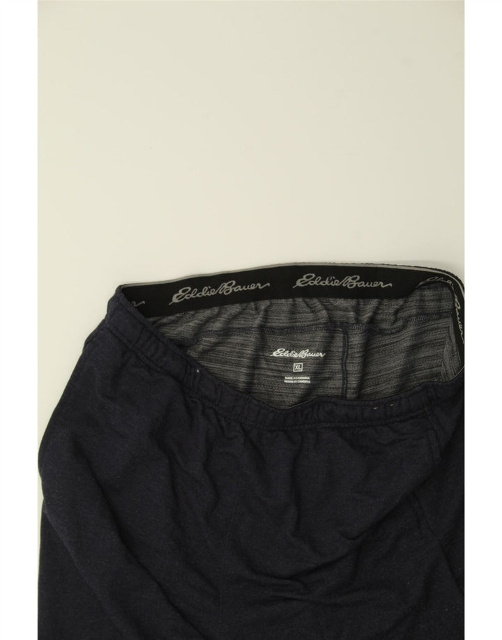 EDDIE BAUER Mens Sport Shorts XL  Navy Blue Rayon Vintage Eddie Bauer and Second-Hand Eddie Bauer from Messina Hembry 