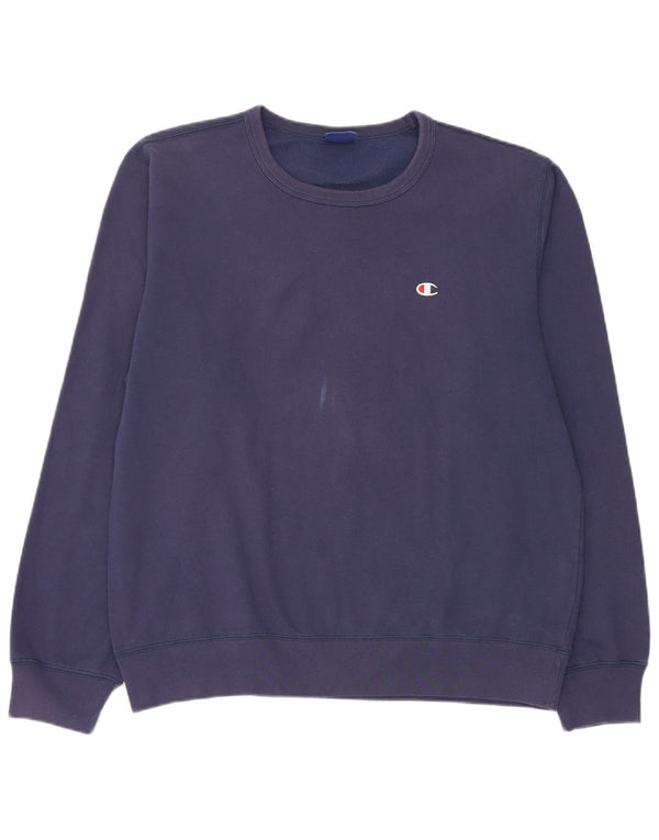 Felpa da uomo Champion Jumper XL in cotone blu navy