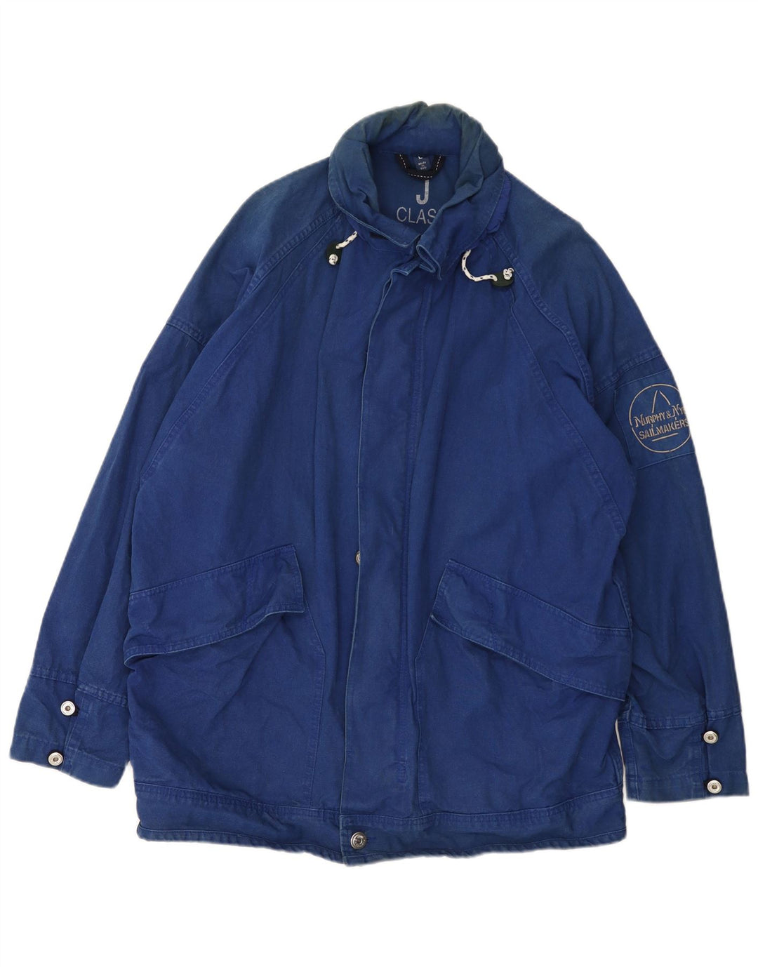Murphy & Nye Herre Loose Fit Bomber Jacket UK 40 Large Blue