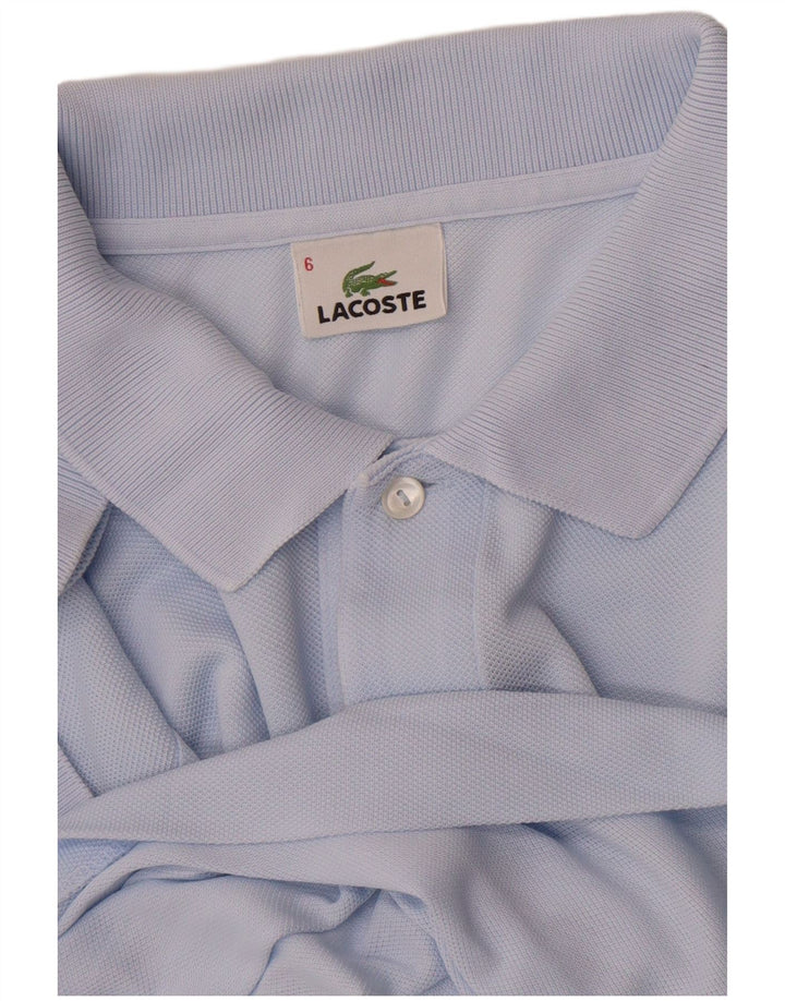 Lacoste Mens Polo Shirt Size 6 XL Blue