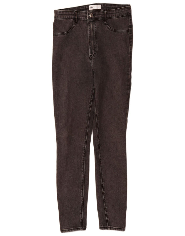 Zara Γυναικείο Skinny Jeans EU 38 Small W28 L29 Γκρι βαμβακερό