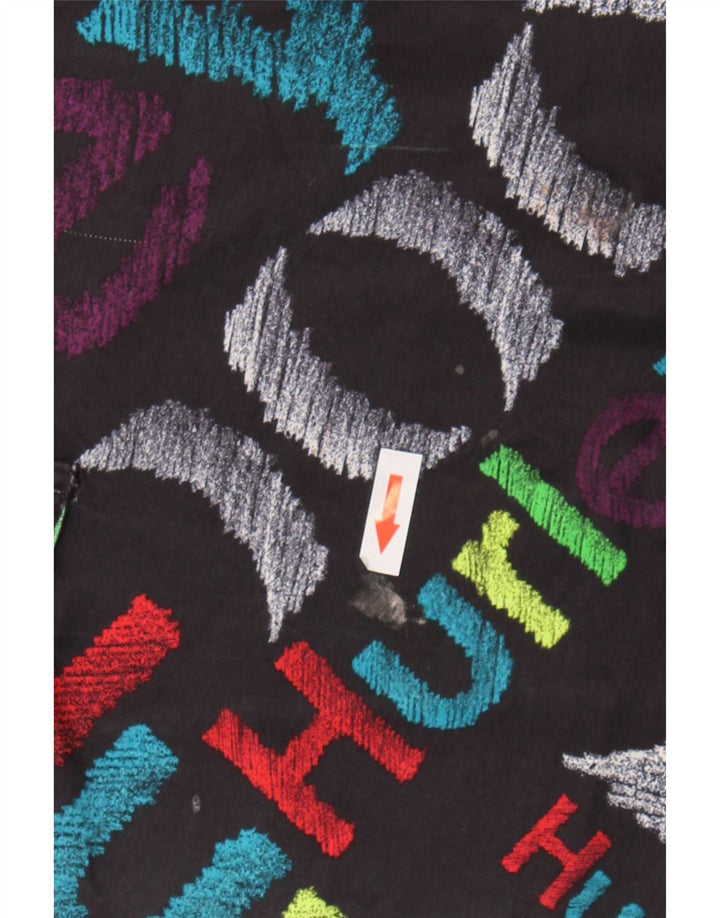 Hurley Mens Graphic Swimming Shorts Medium Black Polyester