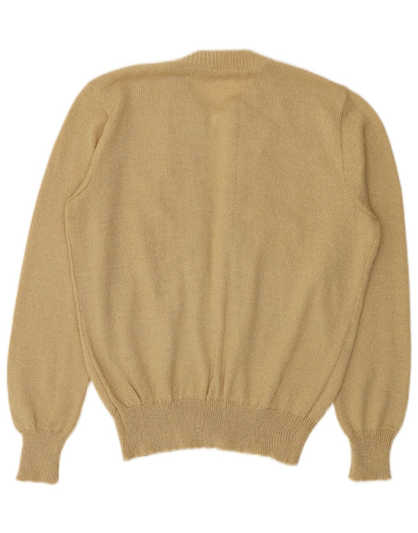 Vintage Γυναικείο ανοιχτό πουλόβερ UK 14 Medium Beige